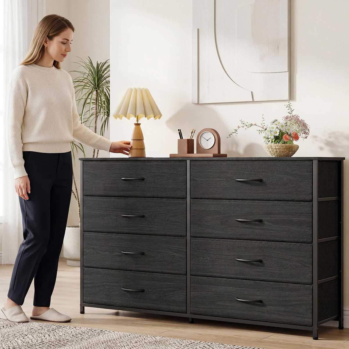 8-Drawer Fabric Dresser