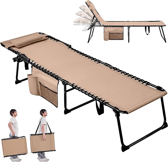 Outdoor Folding Tanning Lounge Chair