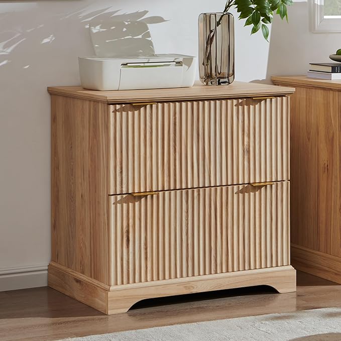 2-Drawer Lateral File Cabinet with Charging Station