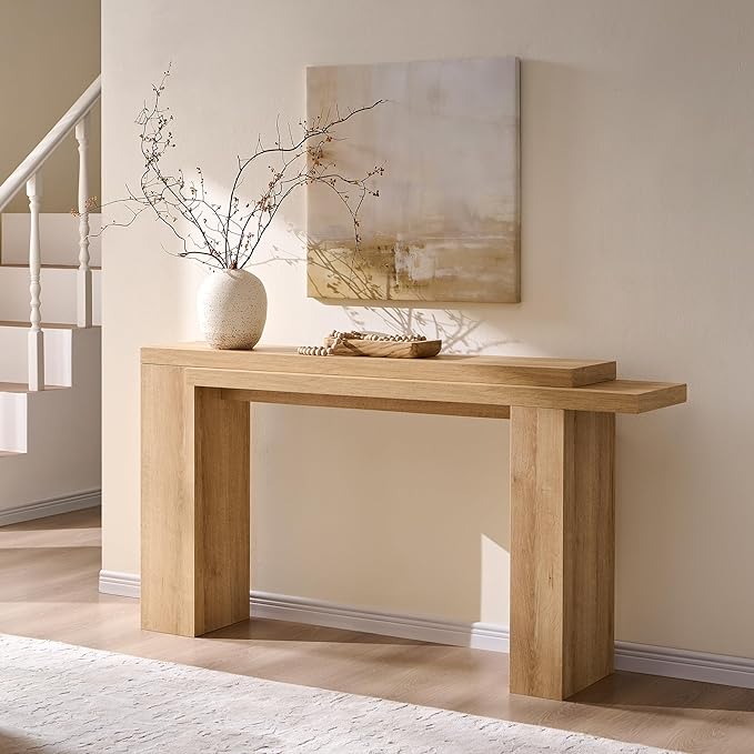 63" Two-Tier Console Table