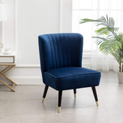 Velvet Upholstered Accent Chair