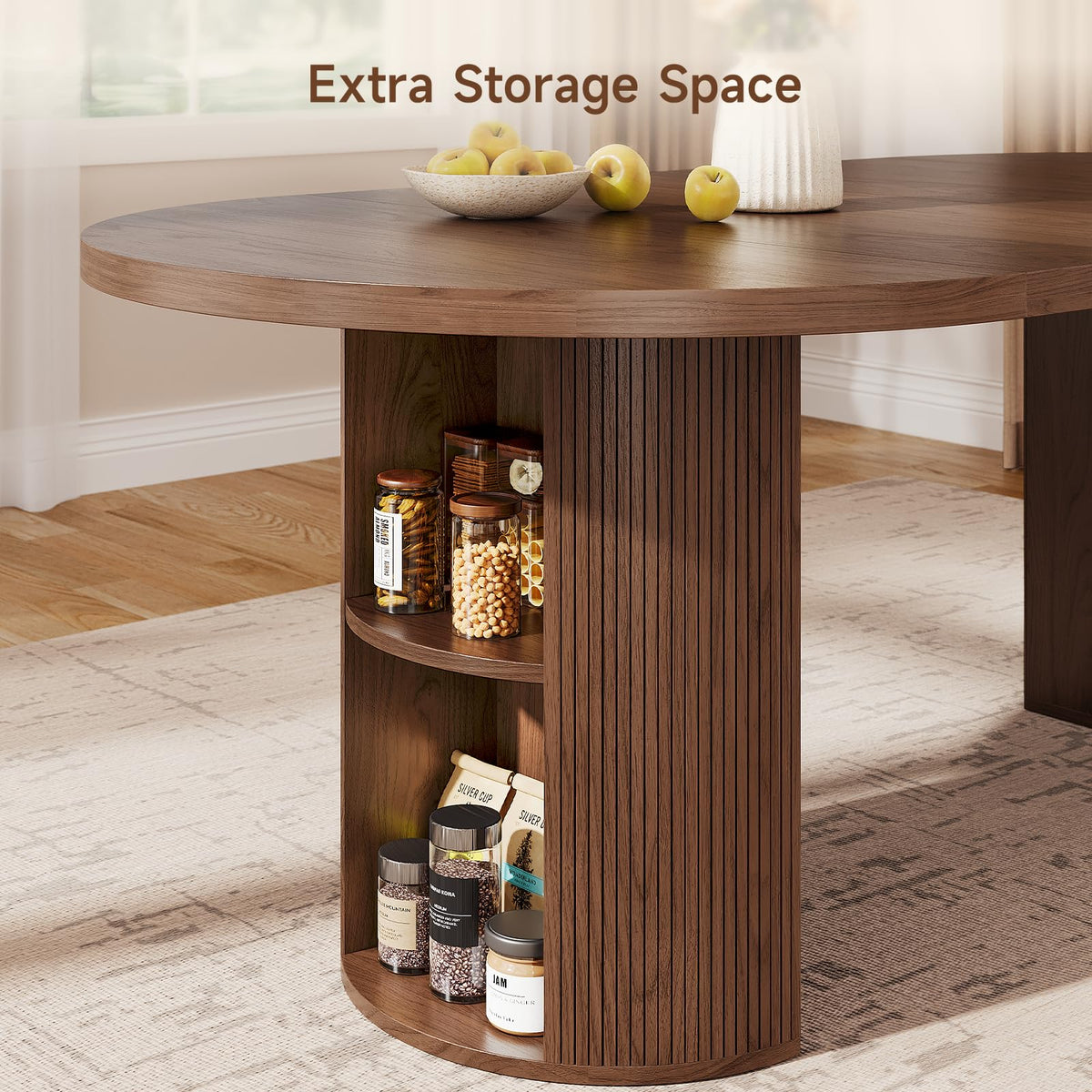 Extendable Walnut Dining Table