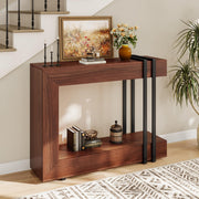 42.5" 2-Tier Console Table with Storage