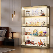 Large Glass Display Cabinet with LED Lights