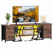 LED TV Stand with Power Outlets