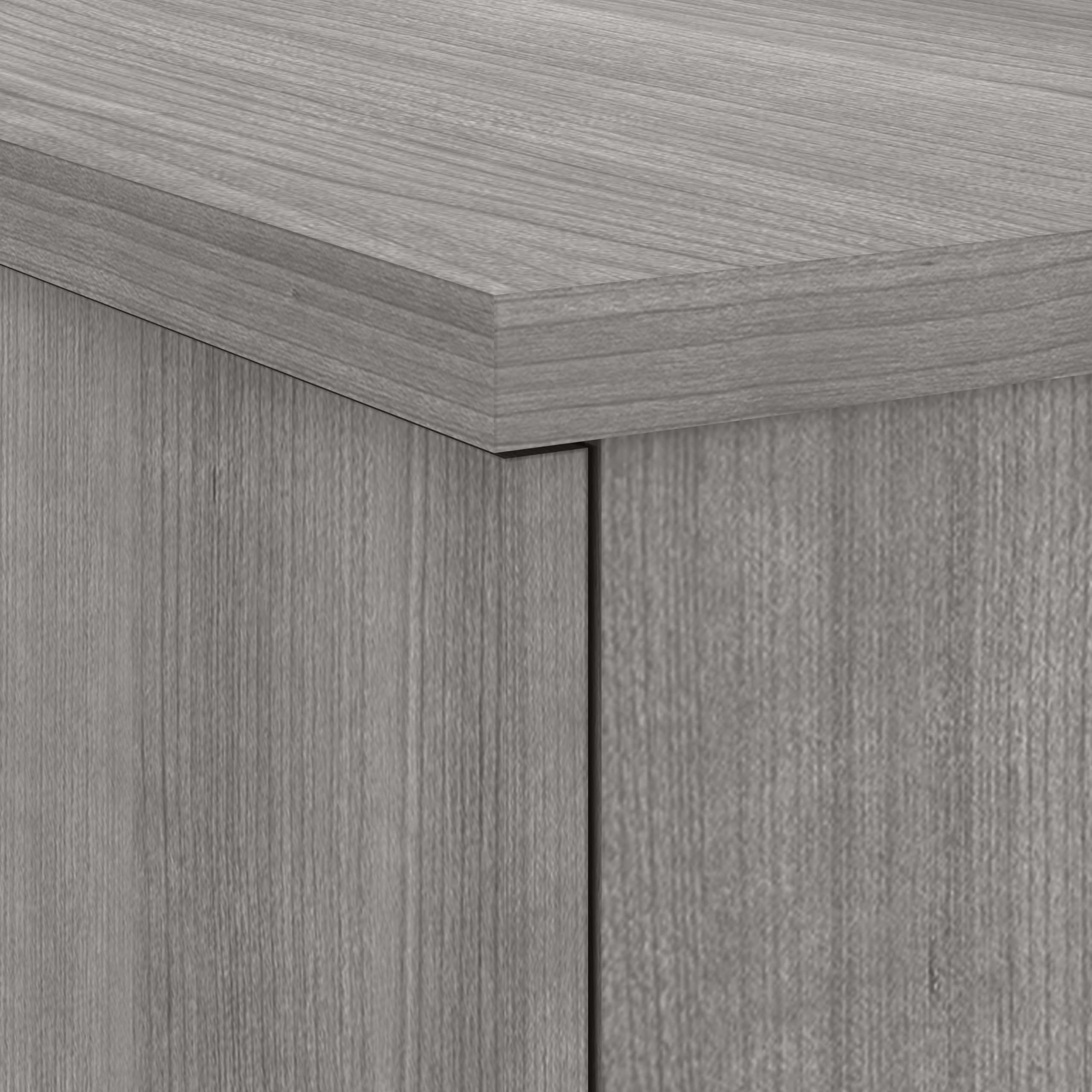 Bush Home Somerset 72W 3 Position Sit to Stand Adjustable Standing L Shaped Desk in Platinum Gray, Ergonomic Corner Computer Office Table