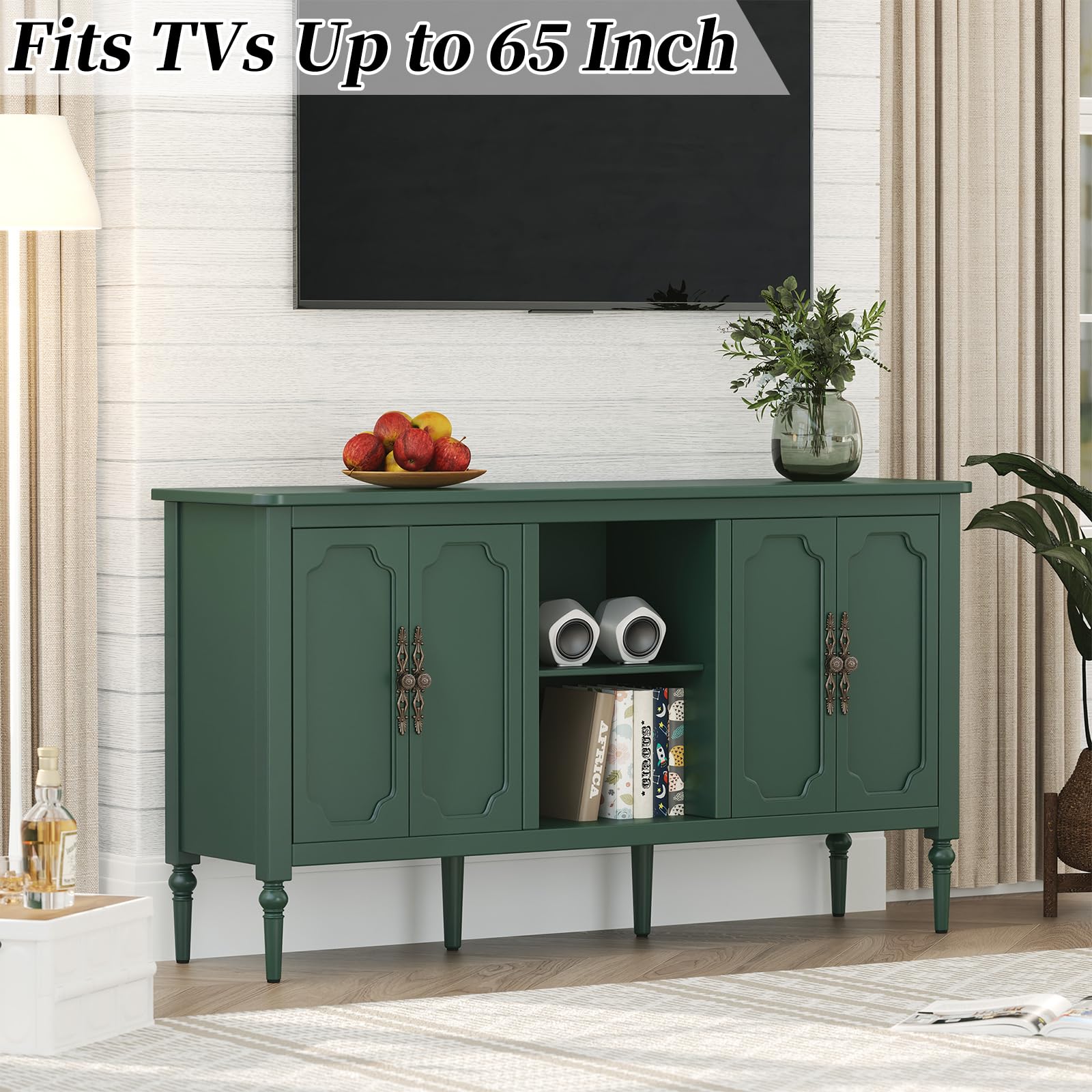 59" Buffet Sideboard Cabinet with 4 Doors