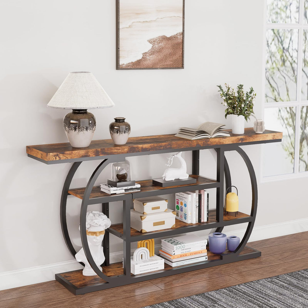 4-Tier Console Table