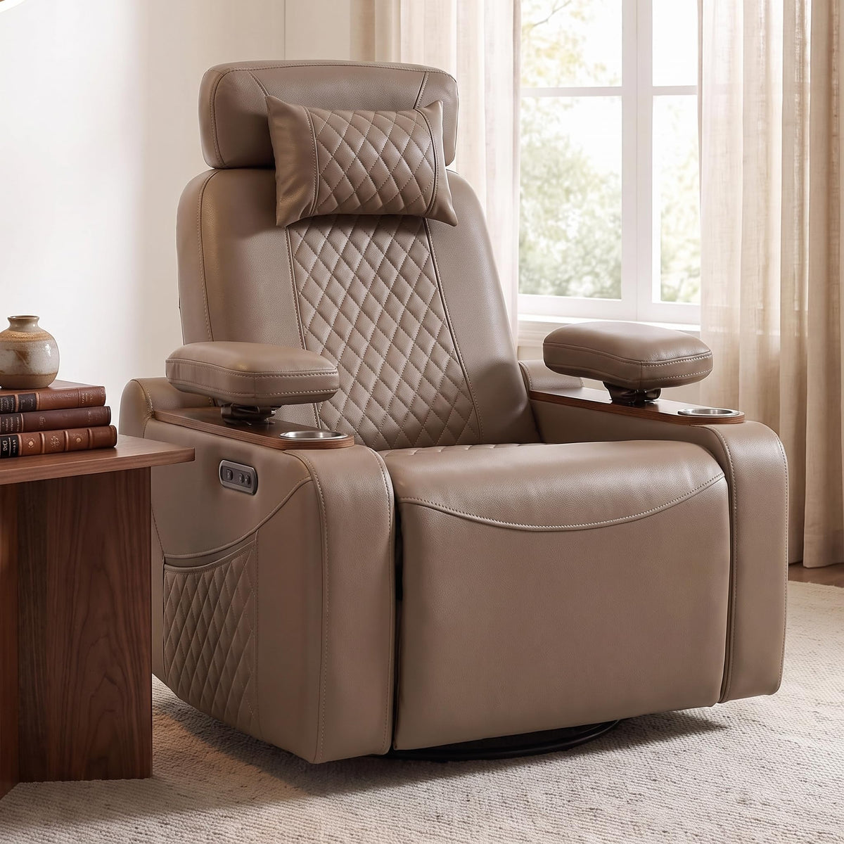 Power Swivel Rocker Recliner