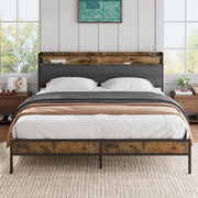 Queen LED Storage Bed Frame
