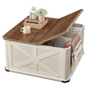 Farmhouse Lift-Top Coffee Table with Hidden Storage