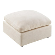 Chenille Modular Ottoman