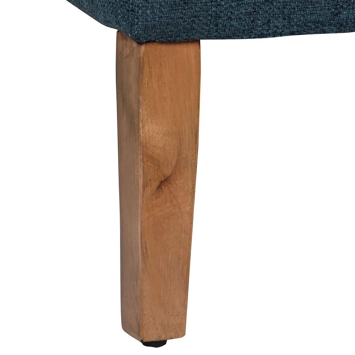 Navy Upholstered Storage Bench