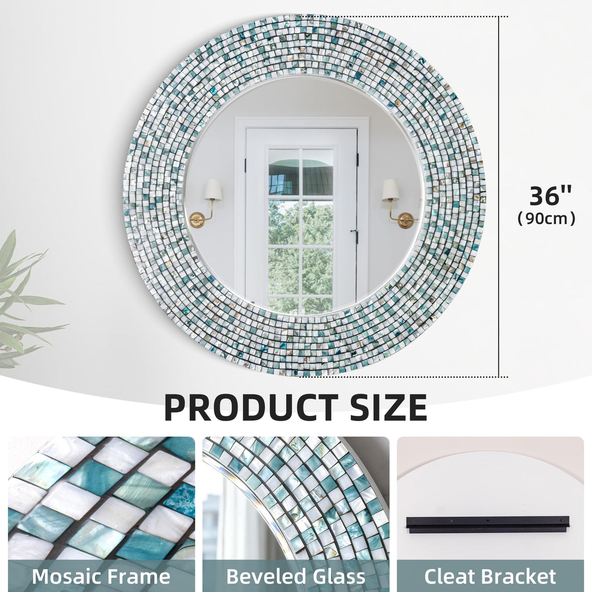 Gold Multi-Mirror Wall Decor