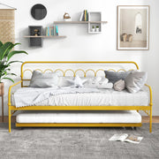 Twin Metal Daybed with Trundle