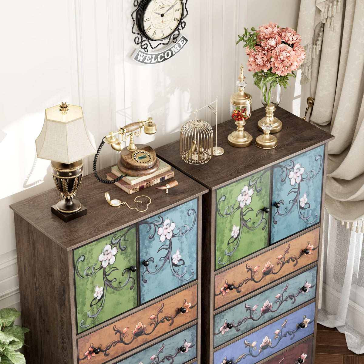 Boho 4-Drawer Dresser