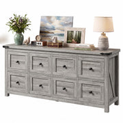 Farmhouse 8-Drawer Dresser