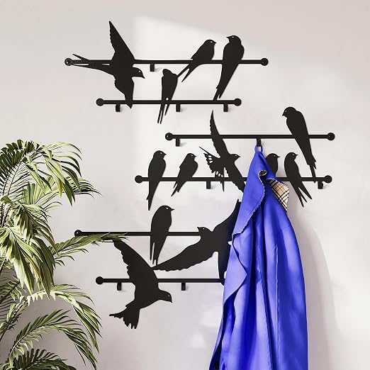Tree Wall Coat Rack with 6 Hooks