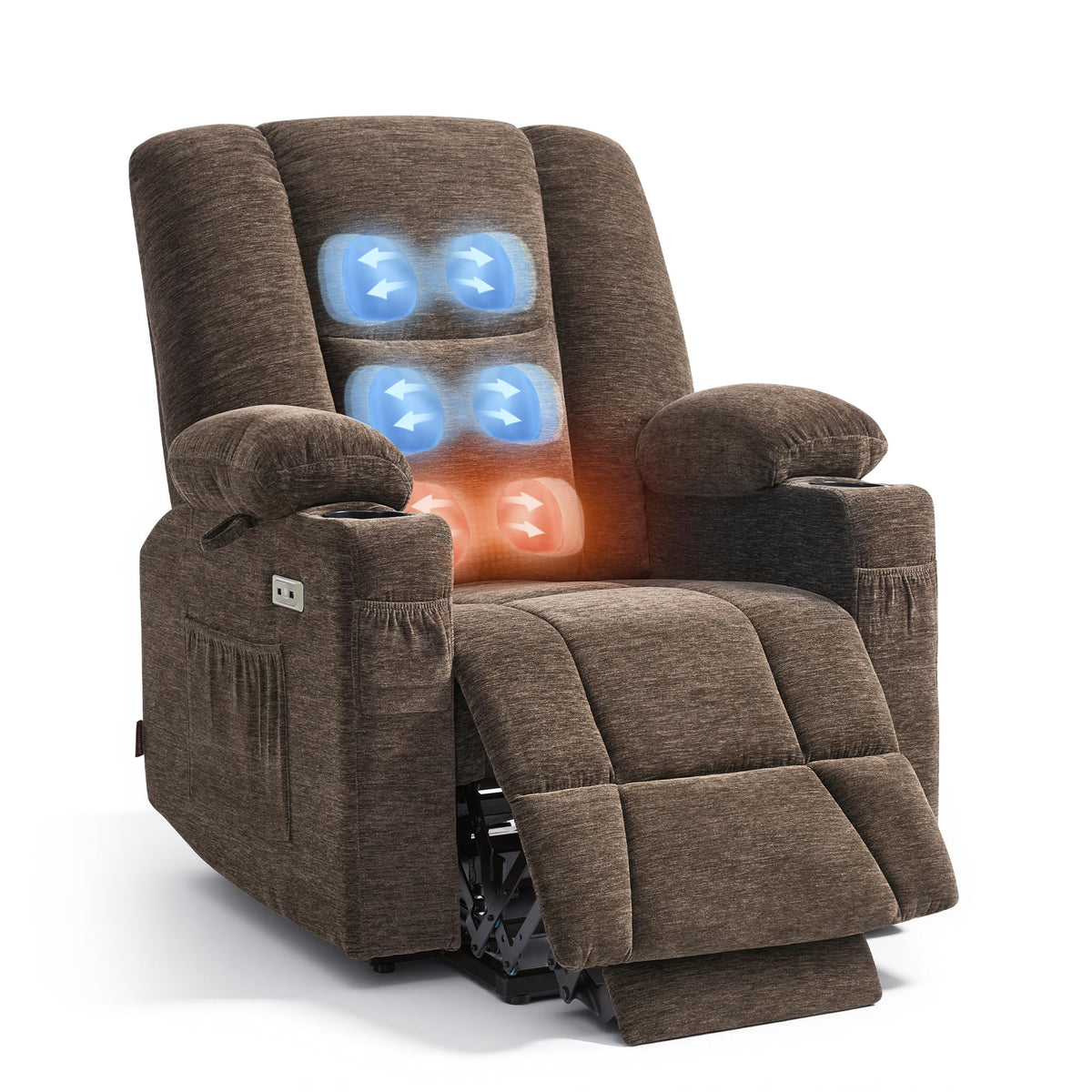 MCombo Power Lift Recliner Chair with Airbag Massage and Heat 7507