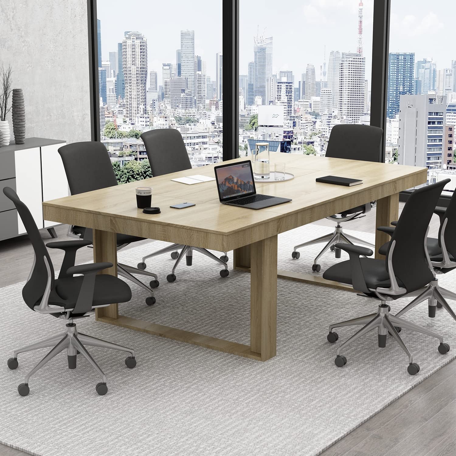 7FT Rectangular Conference Table for 6-8 People