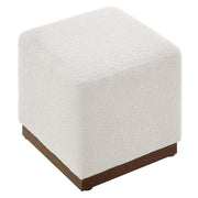 Square Boucle Ottoman