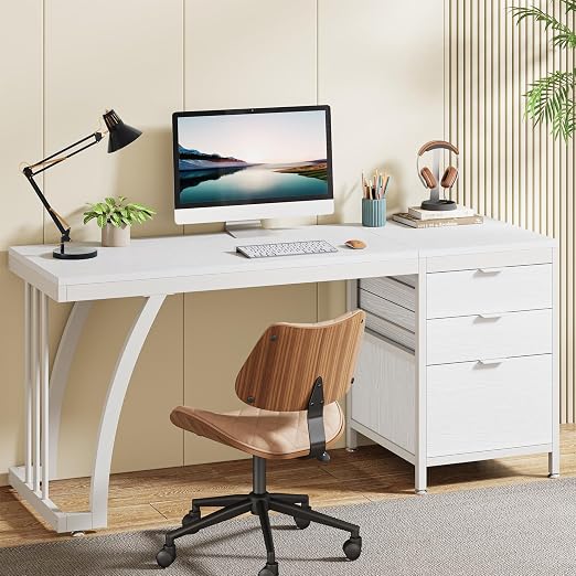 Computer Desk with 3 Drawers