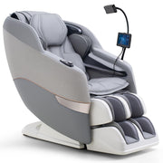MYNTA Massage Chair Full Body, 170° Flexible SL Track Shiatsu Massage Chairs with Zero Gravity, Bluetooth Speaker, Airbags & Heating, MC1650(Grey)