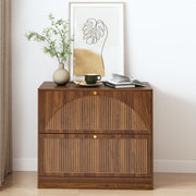 2-Drawer Lateral File Cabinet with Fluted Panel