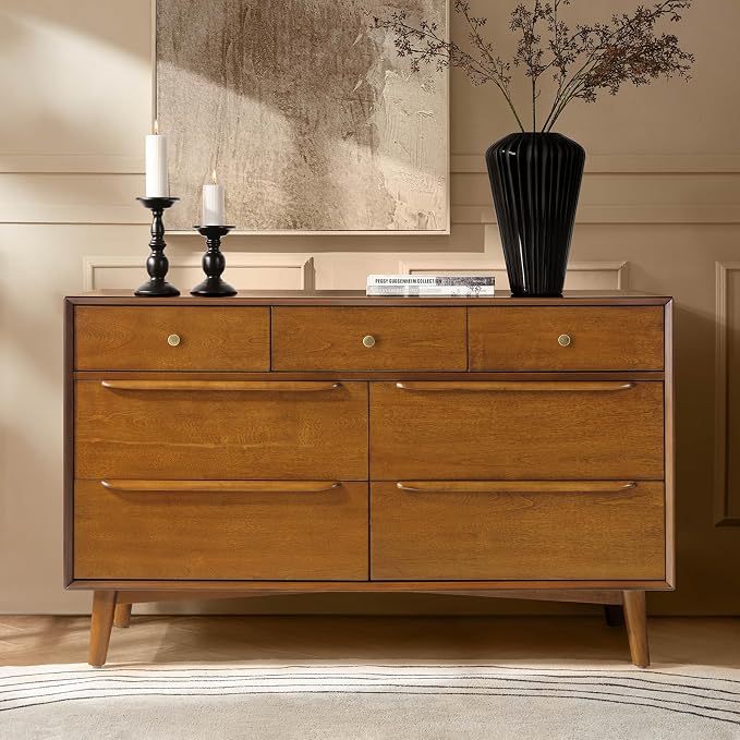 Mid-Century 7-Drawer Dresser