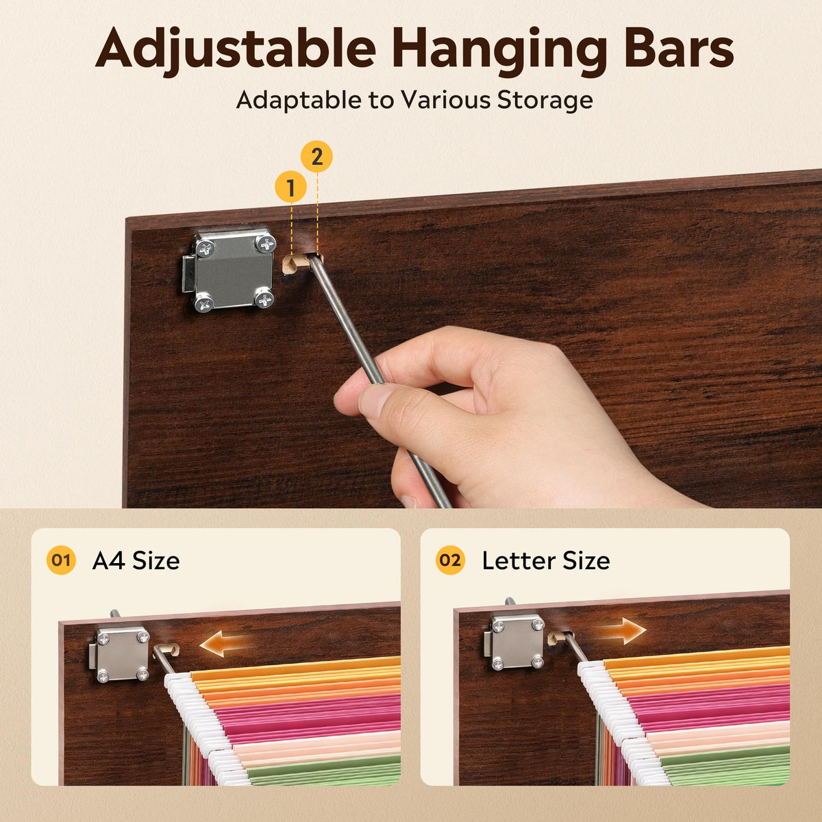 2-Drawer Locking File Cabinet