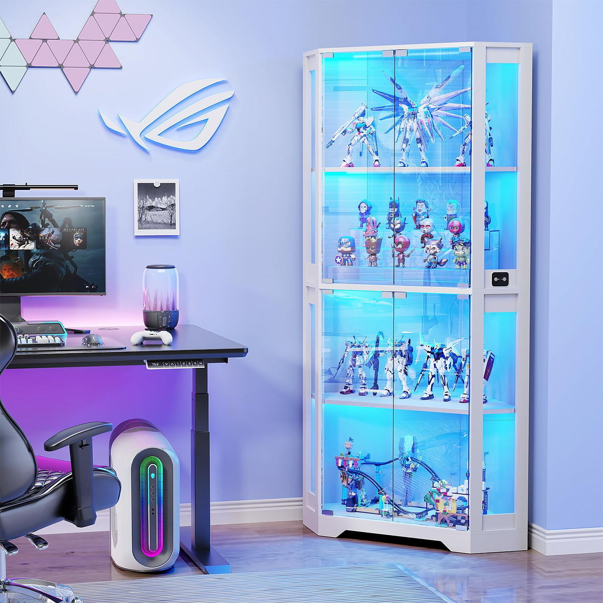 LED Corner Display Cabinet