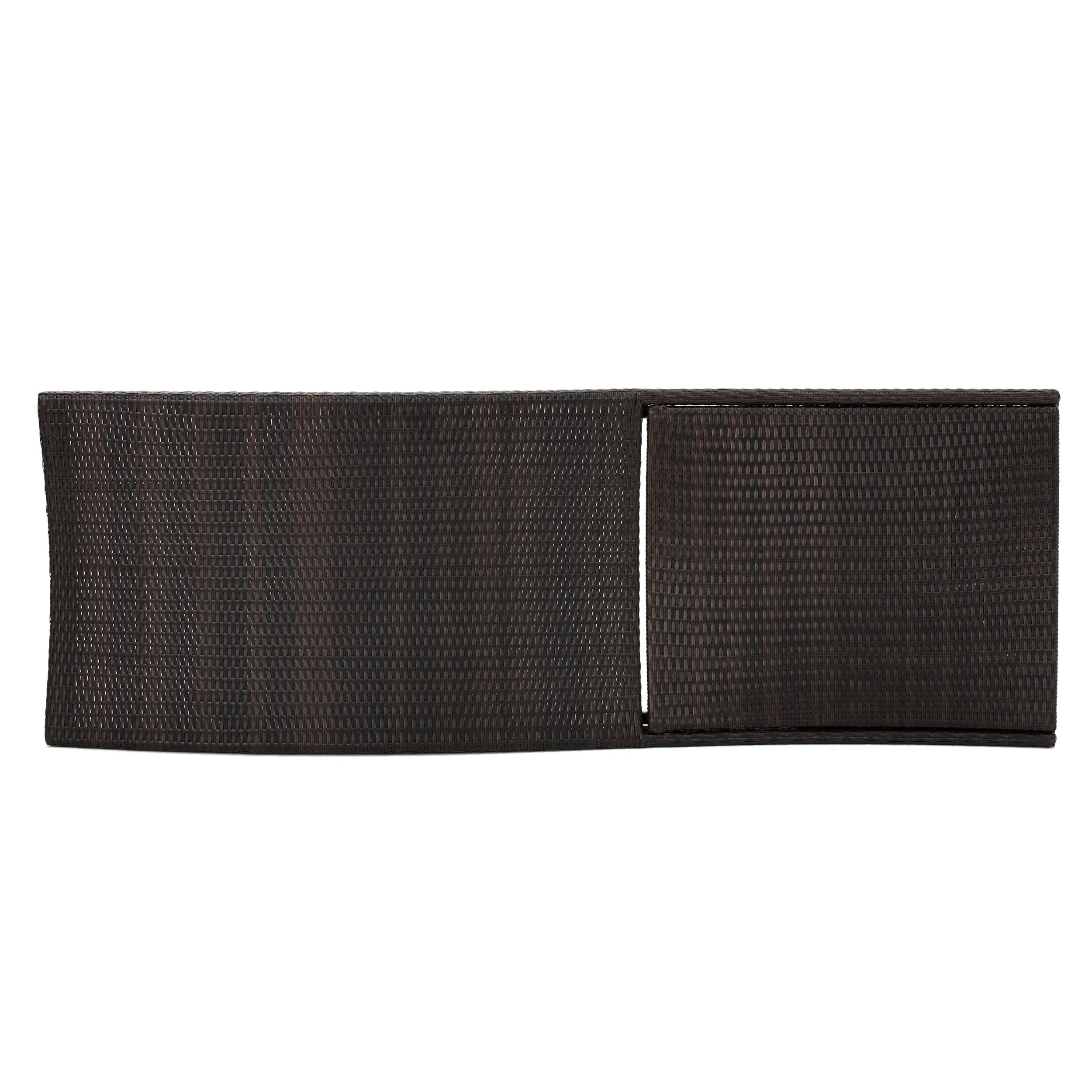 Outdoor Wicker Adjustable Chaise Lounge Chair Set (2-Piece)