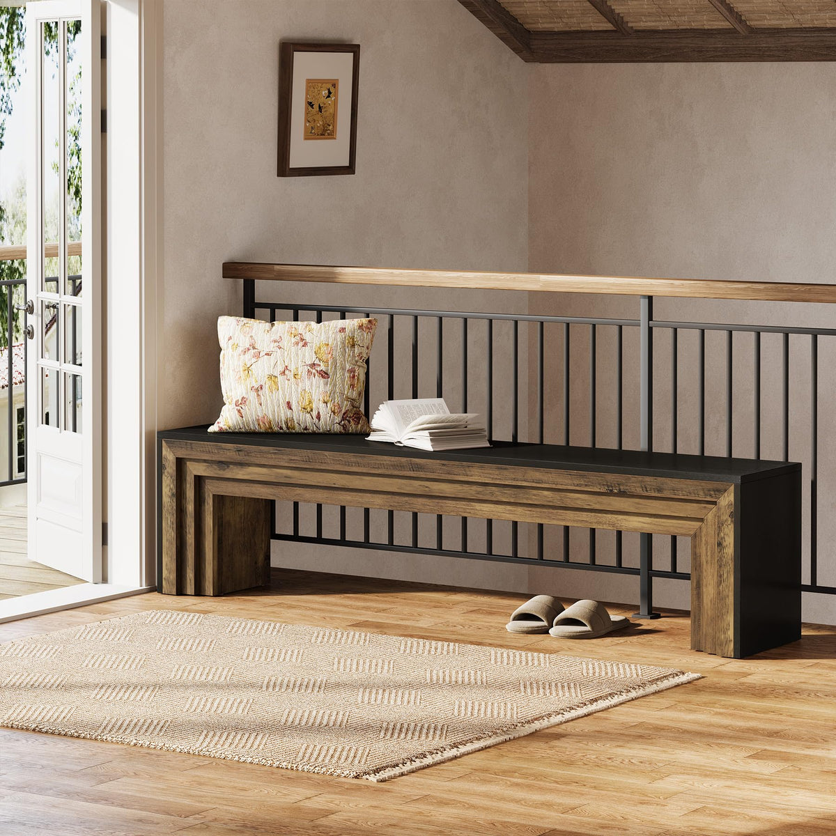 Extra Long Entryway Bench