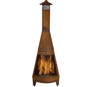 Steel Wood-Burning Chiminea