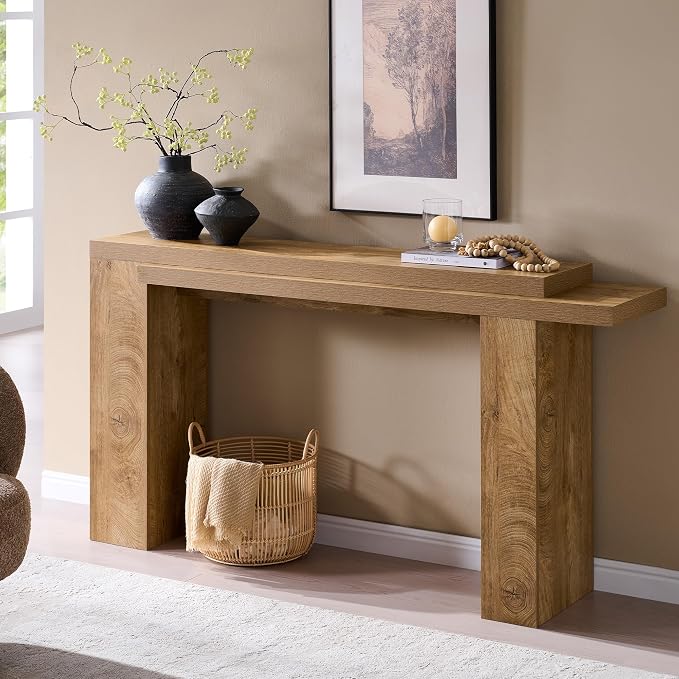 63" Two-Tier Console Table
