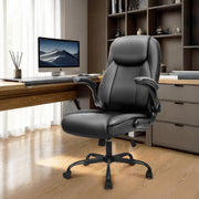 High Back Ergonomic Office Chair with Flip-Up Arms