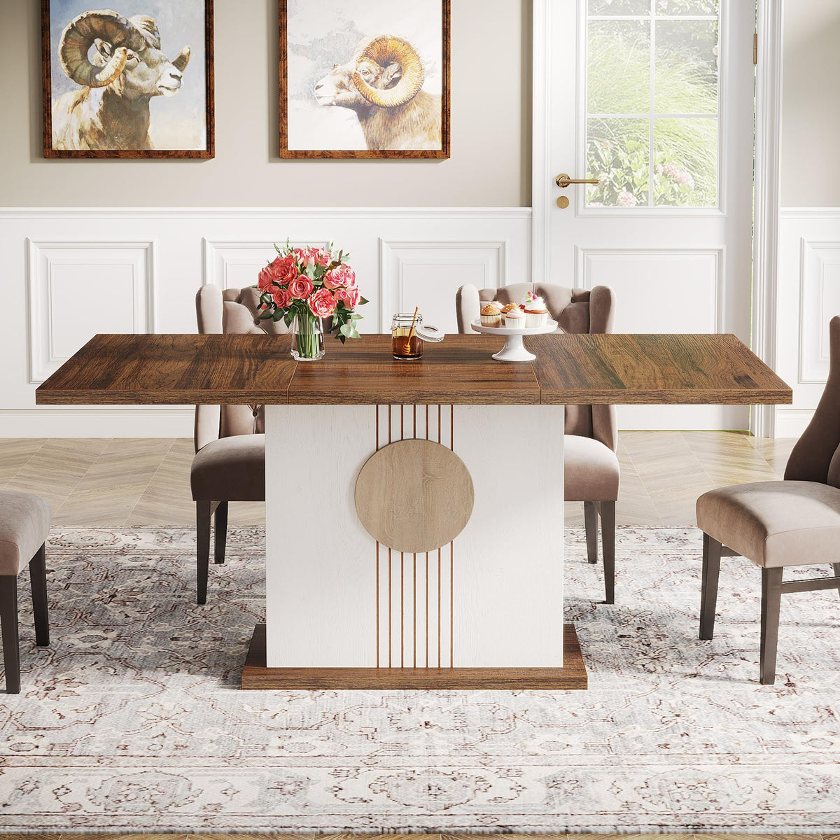 Farmhouse Rectangular Dining Table