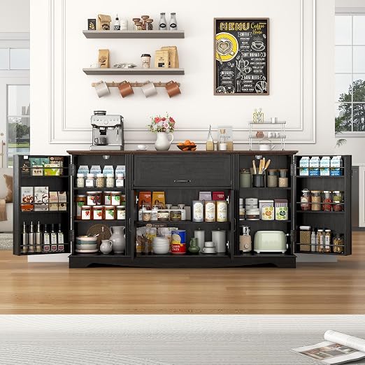 65" Sideboard Buffet Cabinet with Storage
