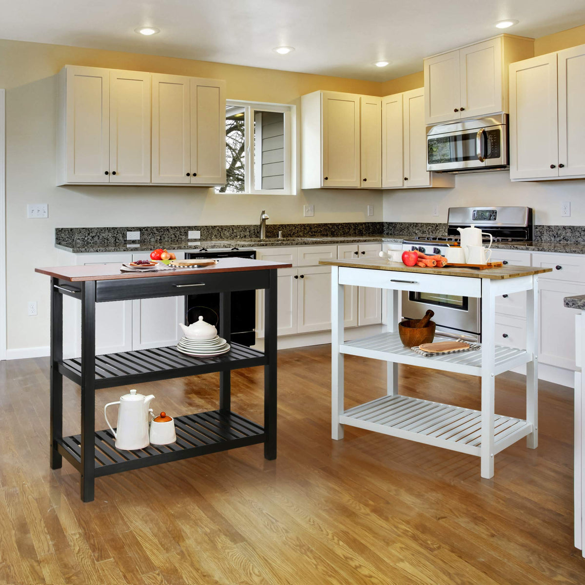 Solid Wood Kitchen Island