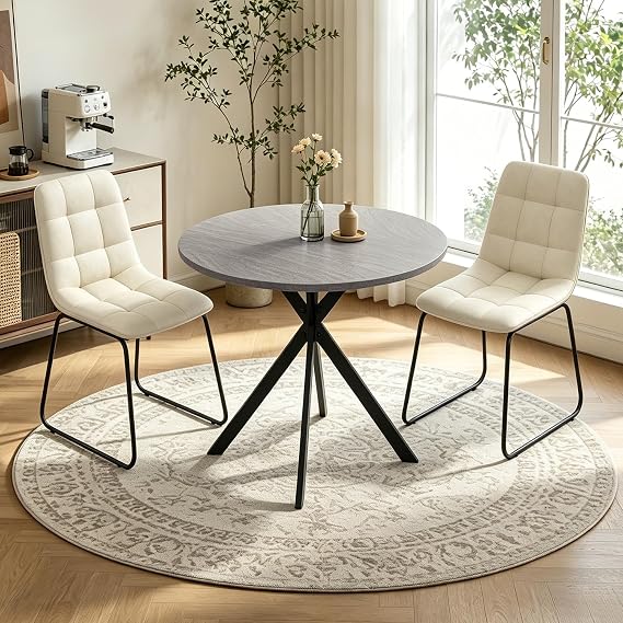 Round Dining Table Set for 2