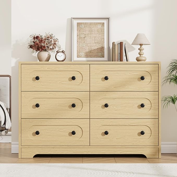 Mid-Century Modern Dresser with Deep Drawers