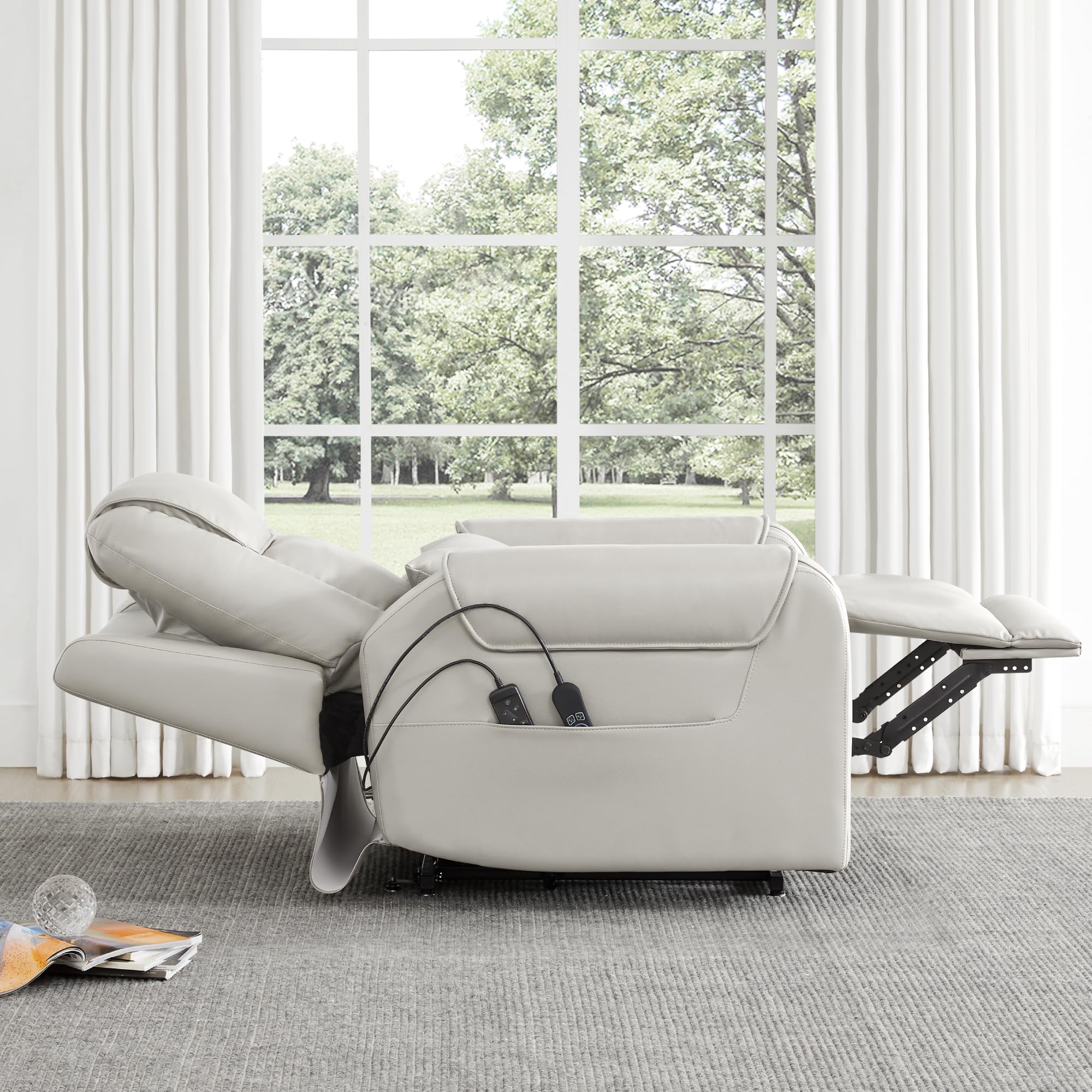 Power Lift Recliner Chair with Massage, Heat & Triple Motor
