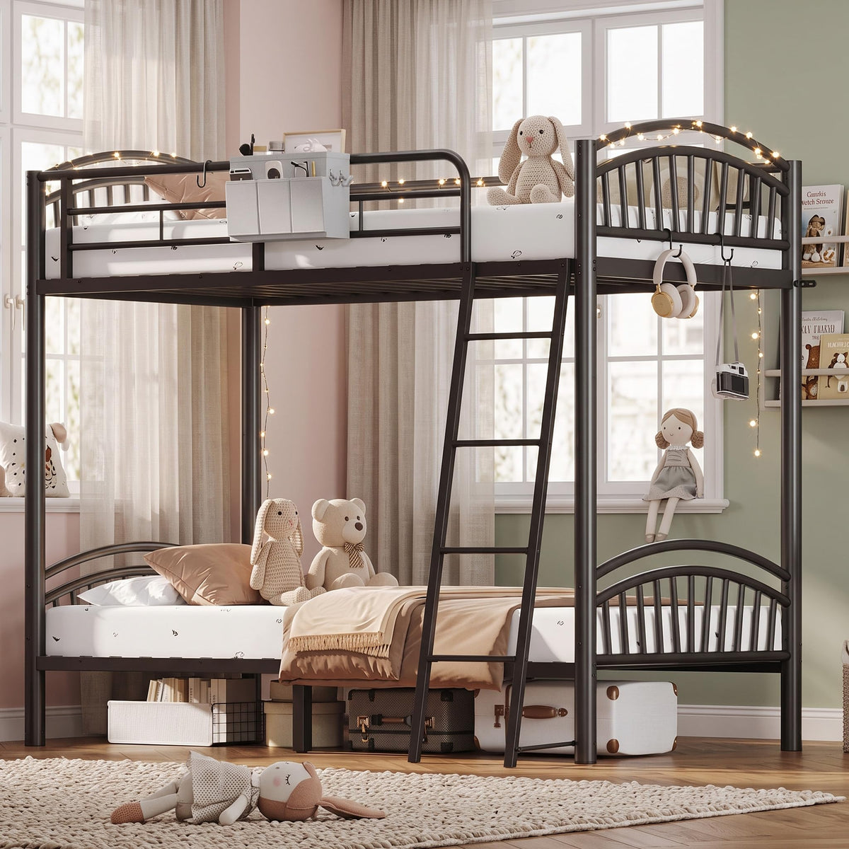 Twin Over Twin Metal Bunk Bed