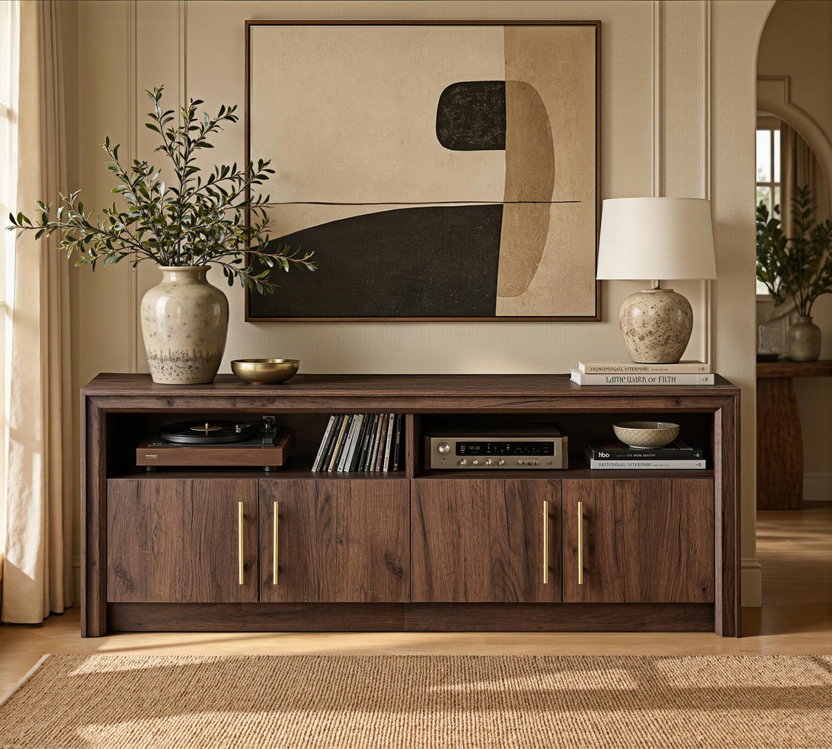 Walnut TV Stand