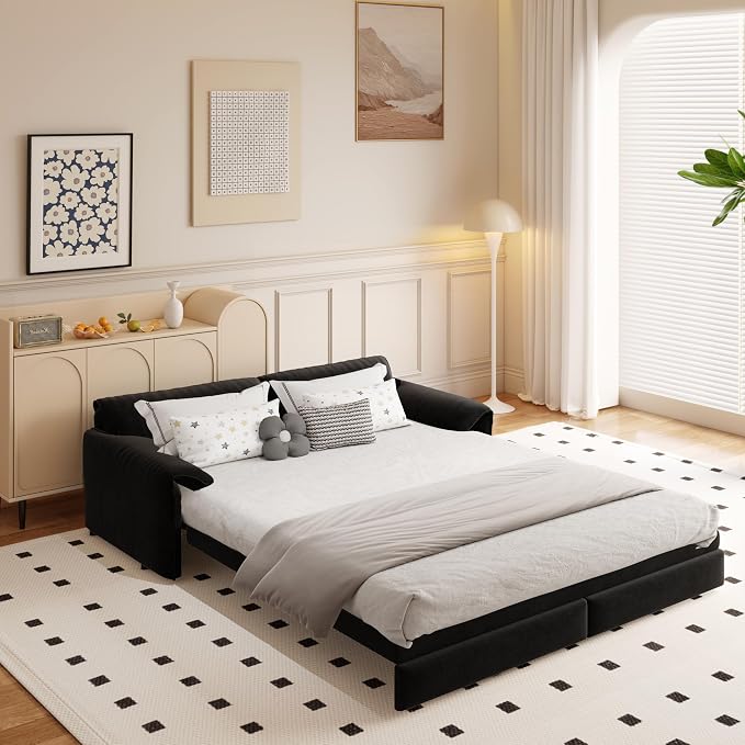 Green Velvet Sleeper Sofa
