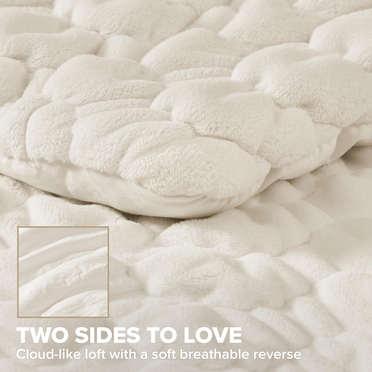Ruched Microfiber Comforter Set