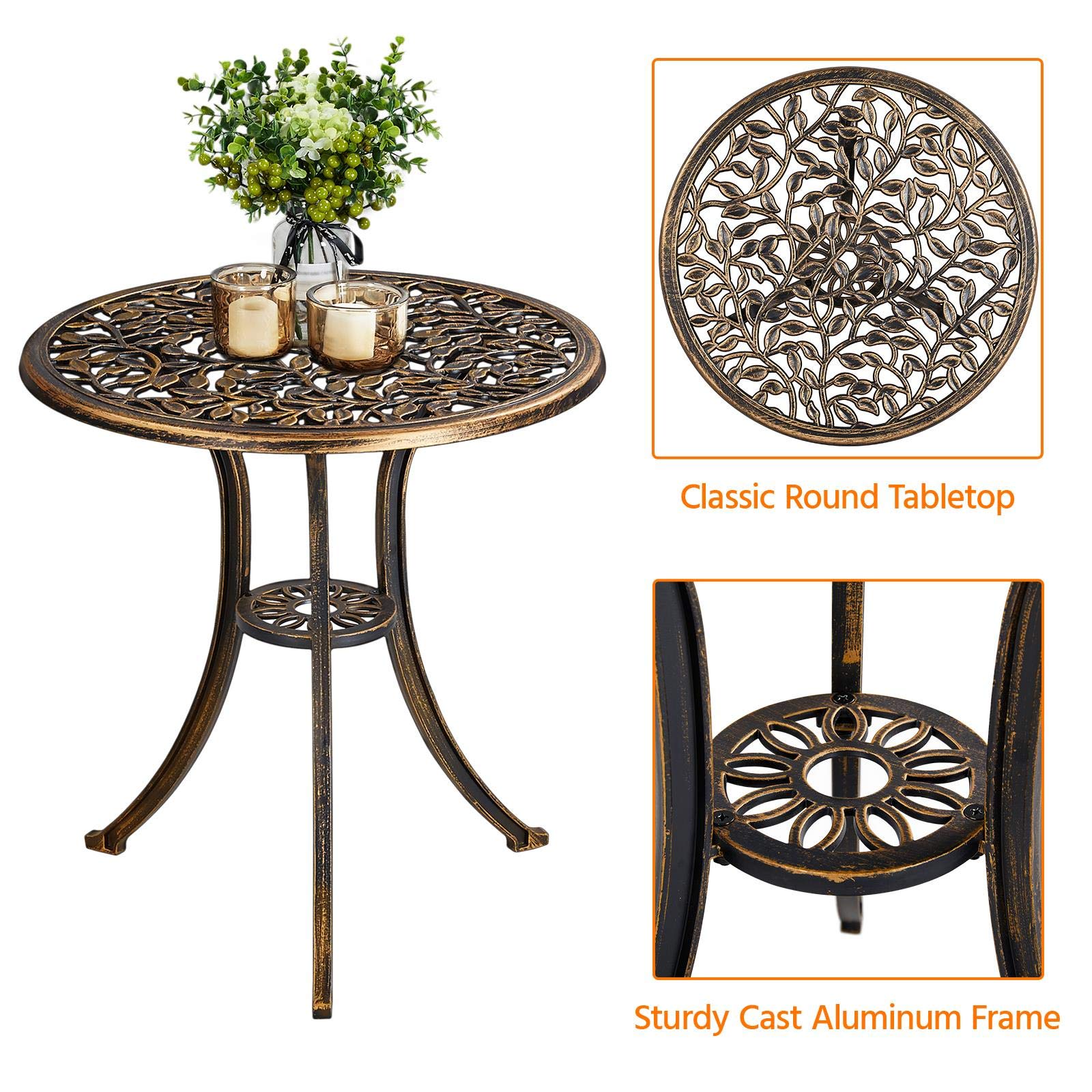 3-Piece Outdoor Bistro Set