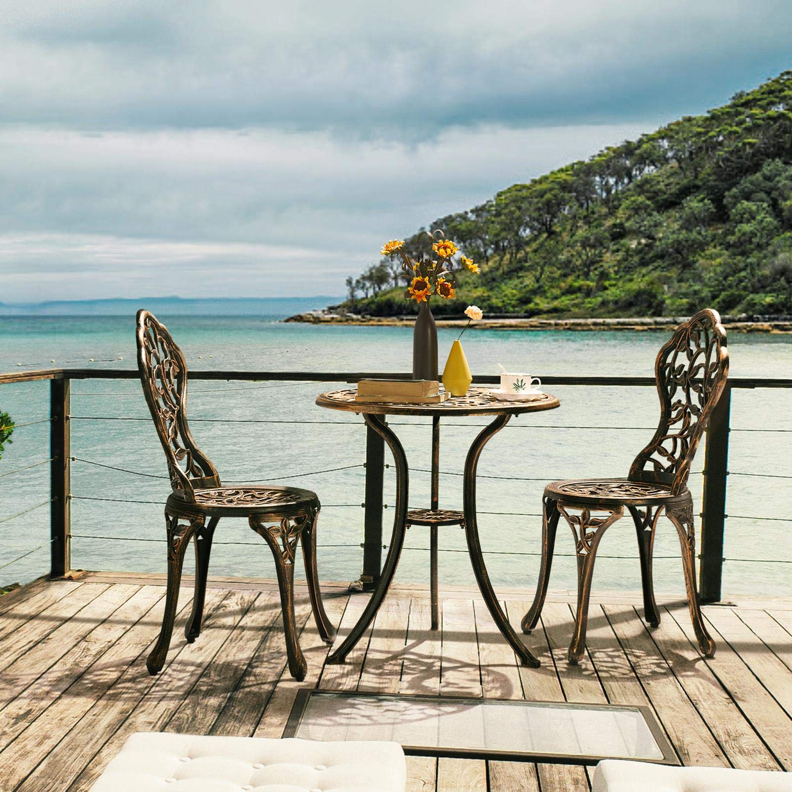3-Piece Outdoor Bistro Set