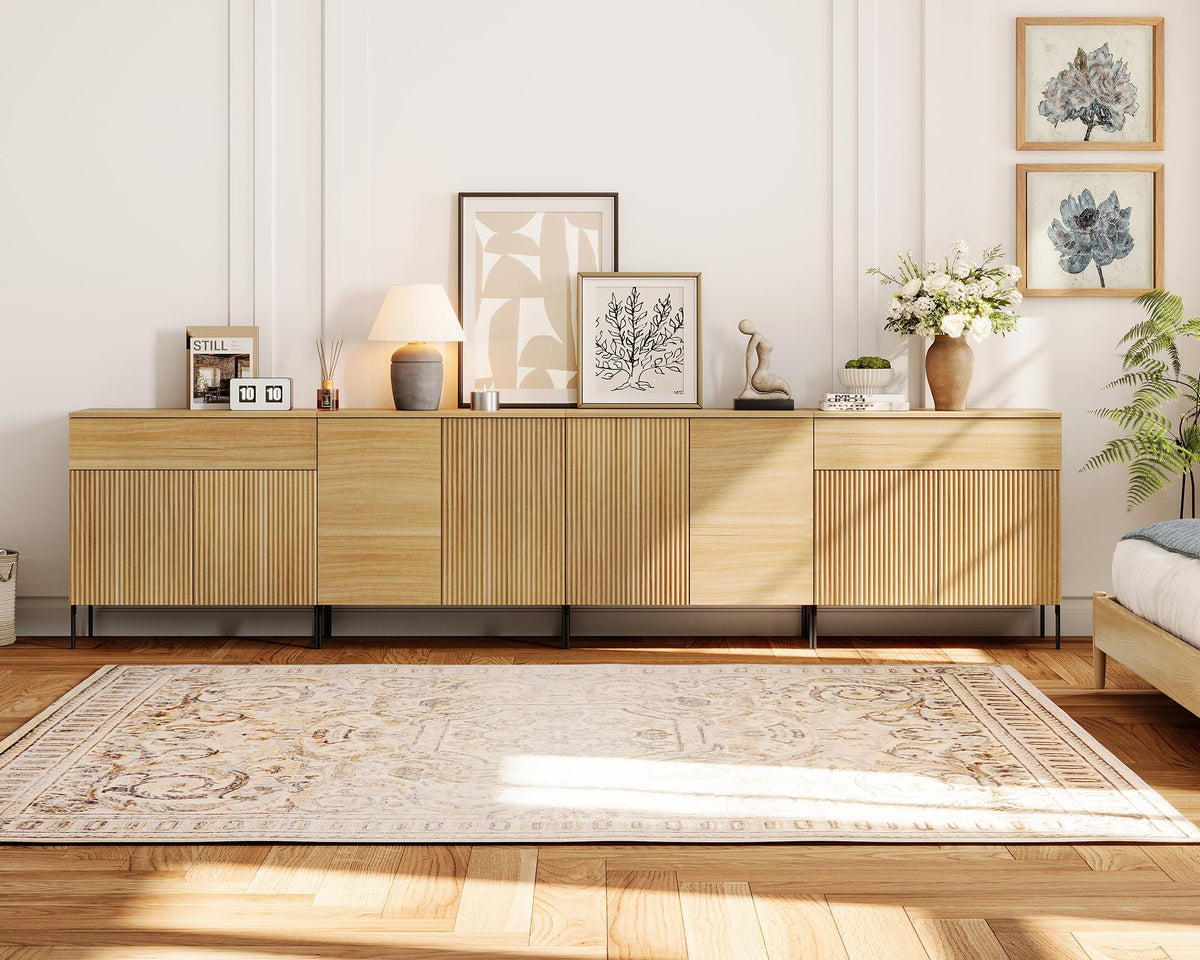 Modular Fluted TV Stand