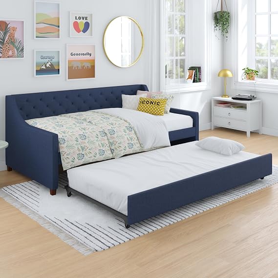 Mid-Century Daybed with Trundle – Twin